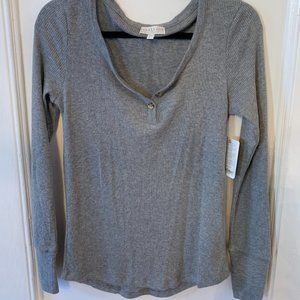 Womens Thermal/Rib Long Sleeve Tee
